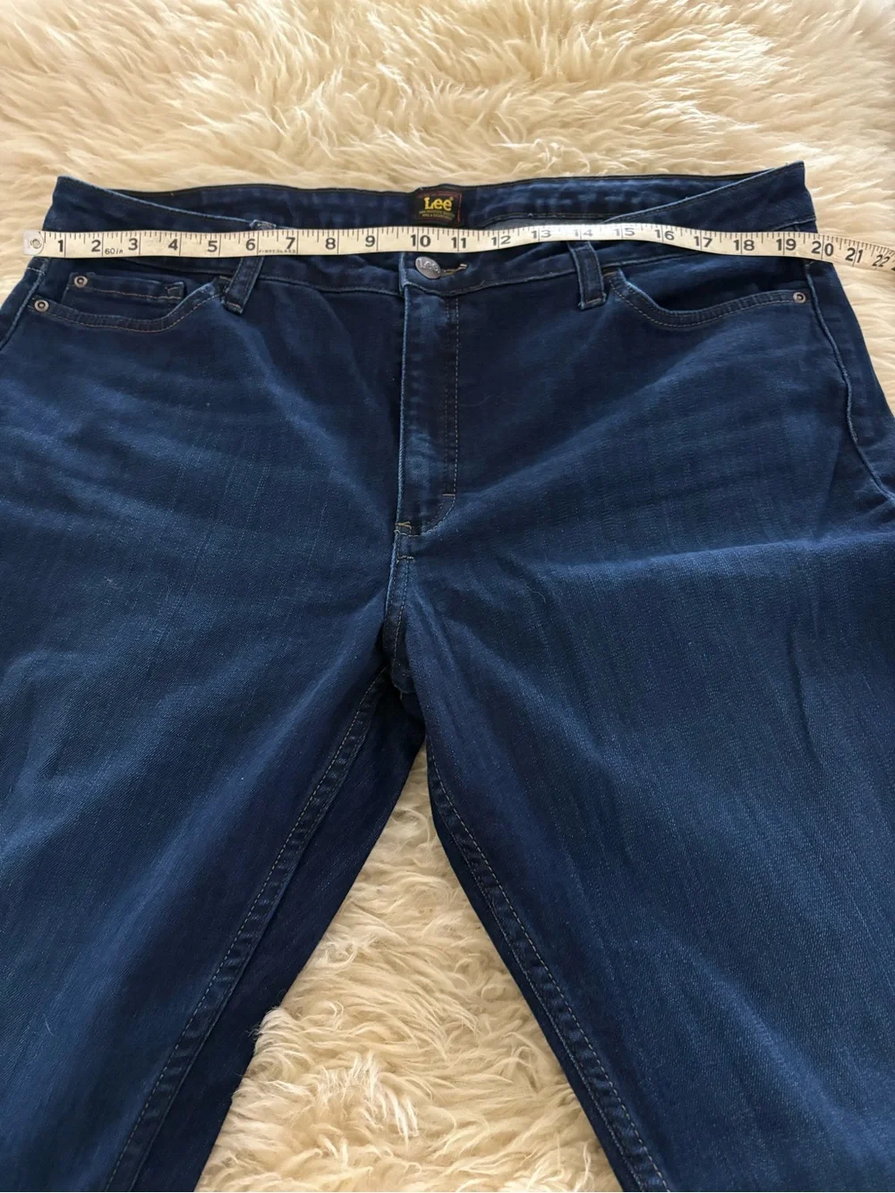 Lee Indigo Straight Leg Jeans